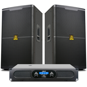 狮乐 SHILE)AV-2011D+BX-115专业KTV音响套装15寸大功率会议室音箱组合户外演出舞台音响组合 券后4580元