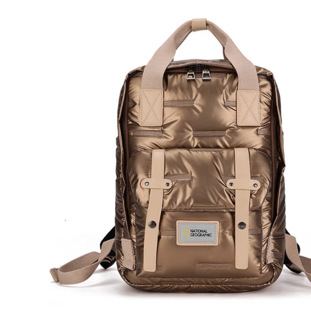 PLUS会员：NATIONAL GEOGRAPHIC 国家地理 背包女大容量双肩包男15.6英寸笔记本电脑包学生书包 77.71元包邮