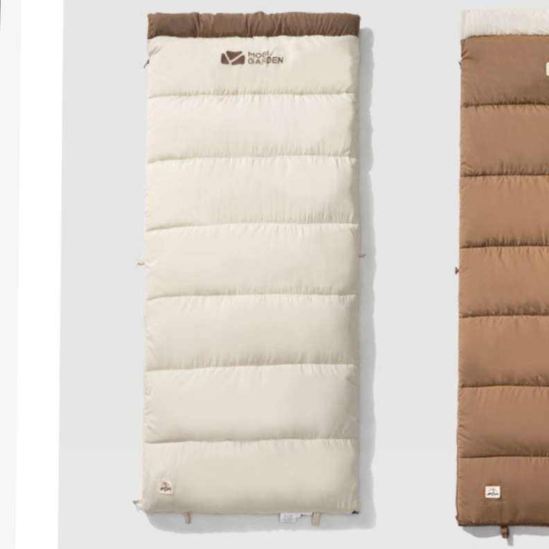 PLUS会员:牧高笛MOBIGARDEN 便携信封式磨毛新月睡袋 单人1.4KG/象牙白 88.21元(需领券)