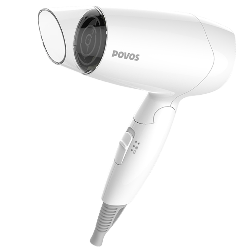 双11狂欢、plus、限政补:奔腾（POVOS）电吹风机家用1400W功率大风量速干宿舍用学生吹风筒可折叠式酒店专用款PH1602生日节日送礼【8折】 27.7元