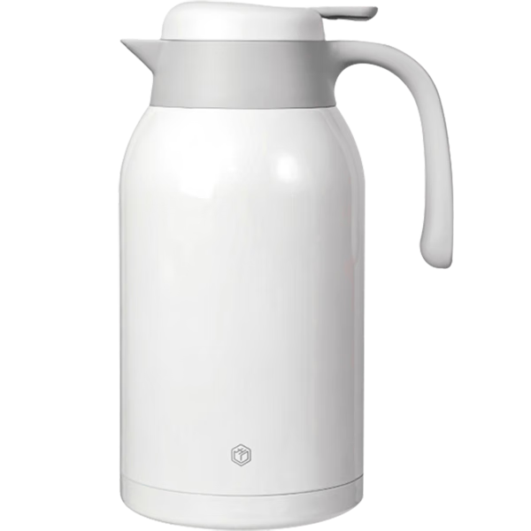 双十一狂欢、plus:京东京造 不锈钢保温瓶家用暖壶按压式热水壶保温壶2.2L白色 50.38元