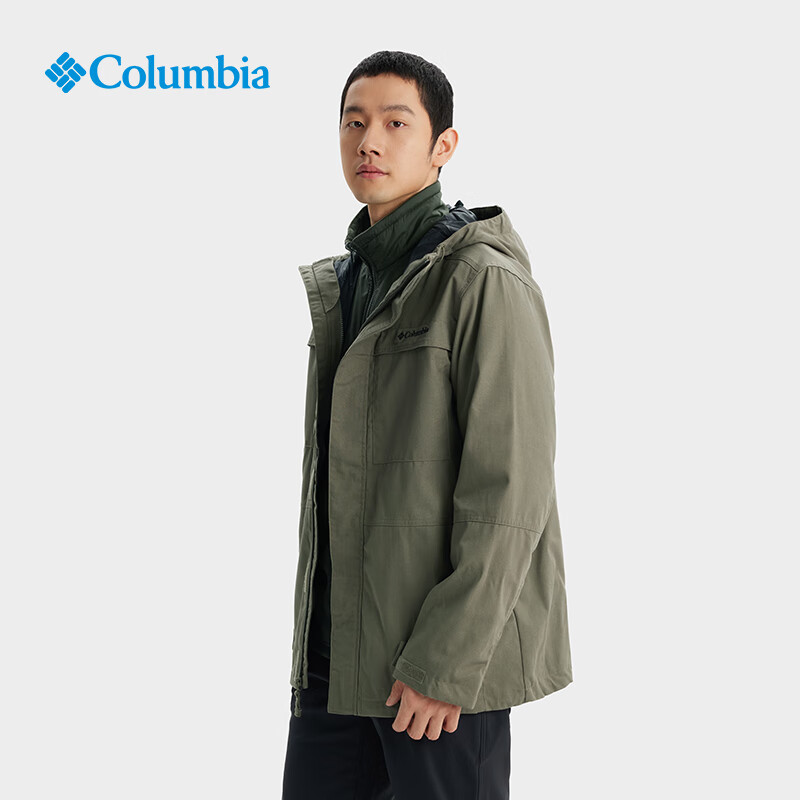 5日0点：哥伦比亚 男子抓绒内胆三合一外套 WE9701 券后579元