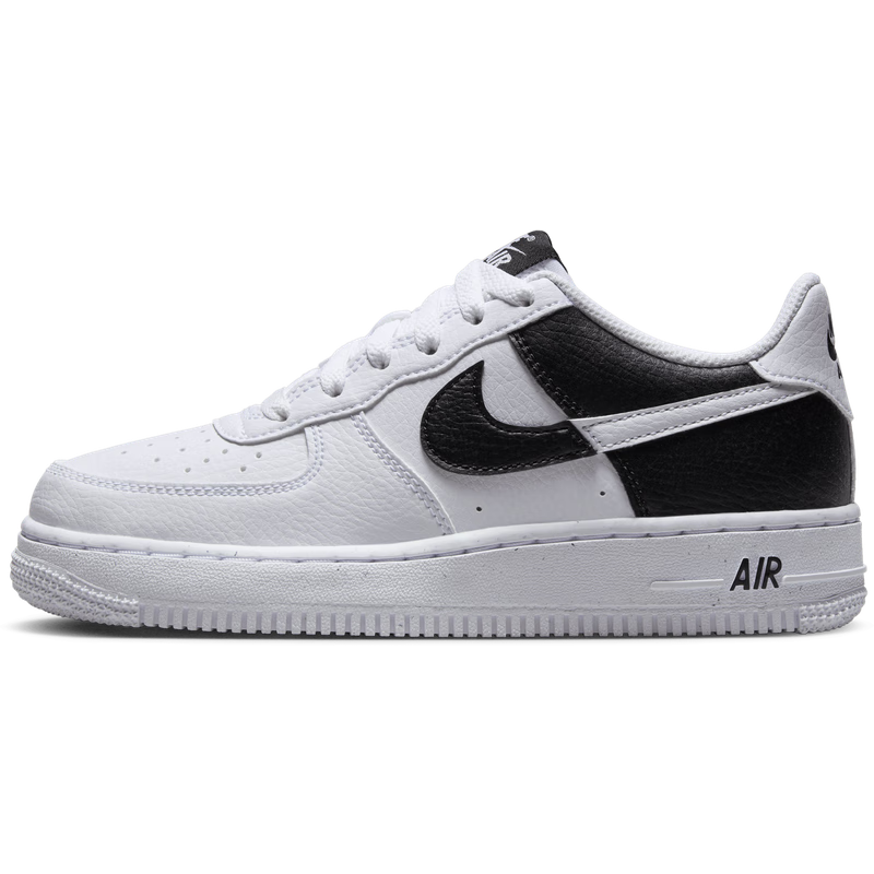 耐克（NIKE）官方男女童AF1大童空军一号运动鞋胶底低帮板鞋HF9096 100白/黑 37.5码 ￥319