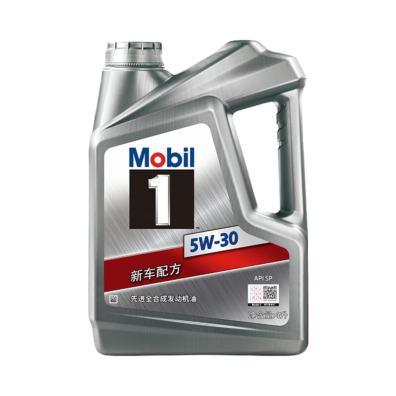 Mobil 美孚 1号 新车配方 5W-30 SP 全合成机油 4L 券后136元