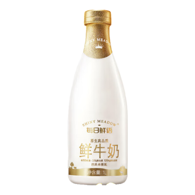 6日0点:每日鲜语 定期购 原生高品质鲜牛奶 1L*66瓶(分期配送) 864.21元（合13.09元/瓶，分22期配送）