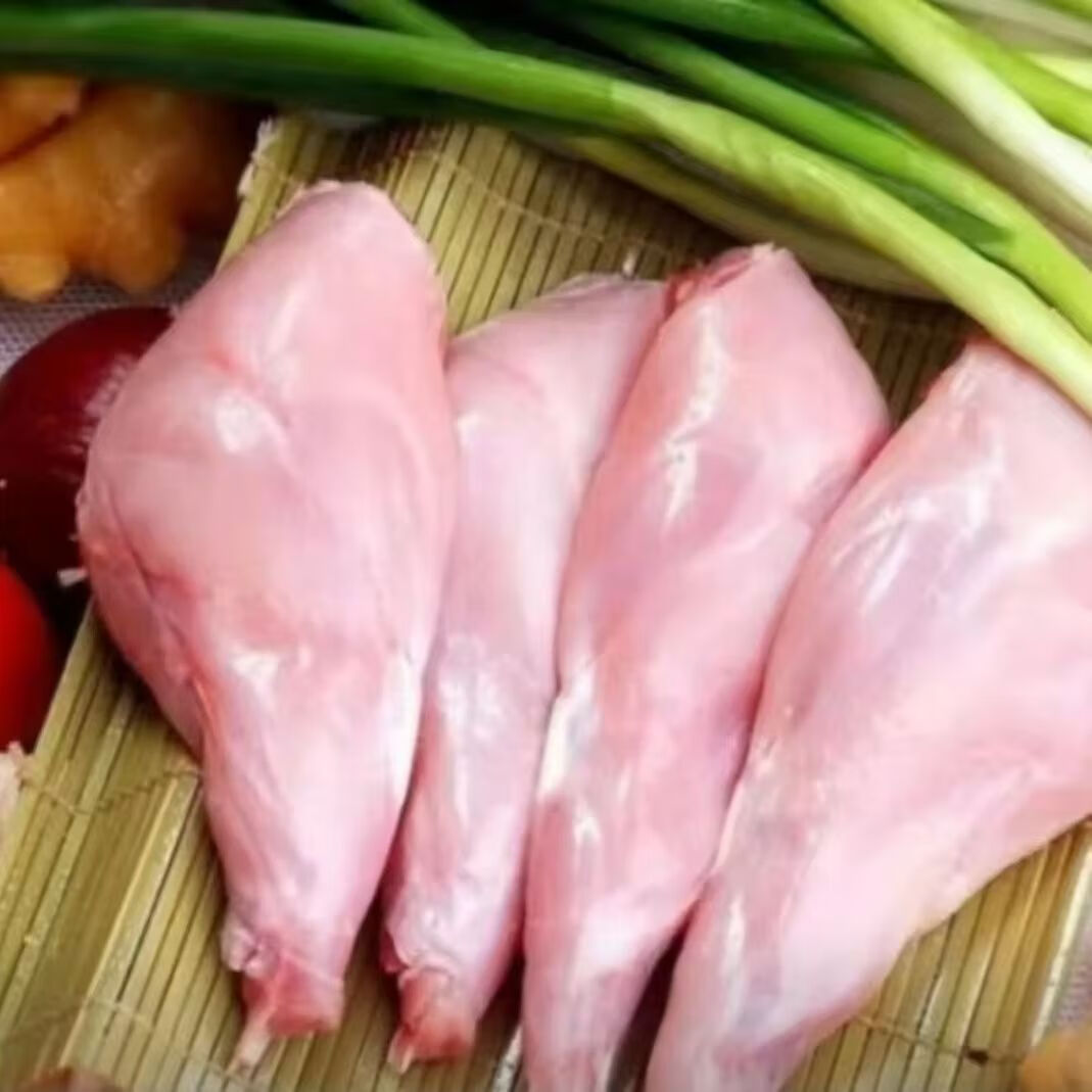 兔腿新鲜兔后腿现杀活兔农家散养新鲜宝宝辅食真空生鲜 兔后腿肉3斤 券后83元