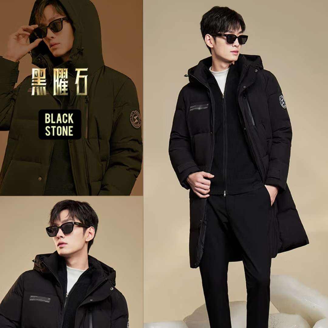 再补券、plus会员:雪中飞 男士长款羽绒服、150-199g羽绒填充 196.01元(需领券)包邮