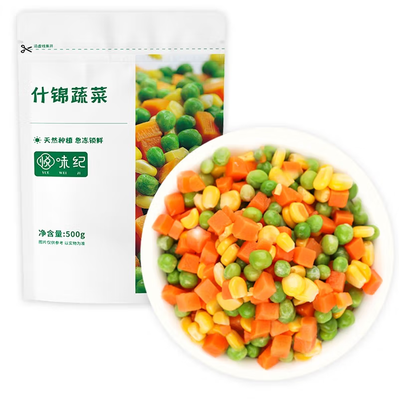 YUEWEIJI 悦味纪 0添加 什锦蔬菜500g 欧式杂菜 混合菜丁 新鲜冷冻蔬菜速食 16.9元