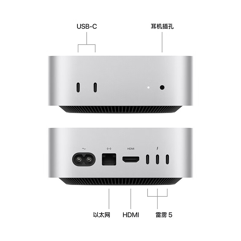 以旧换新补贴、PLUS会员：Apple 苹果 Mac mini 迷你主机（M4 Pro、24GB、512G） 8944.01元