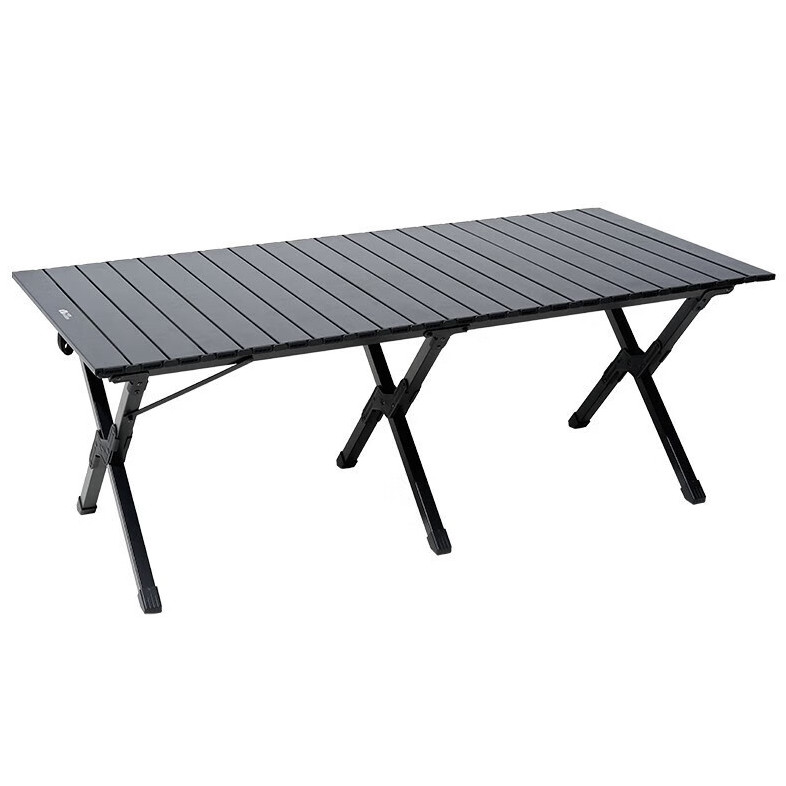 牧高笛 铝合金蛋卷桌 NX22665011 曜石黑 158.19元(凑羽毛球+烘干器,实付256.73元)