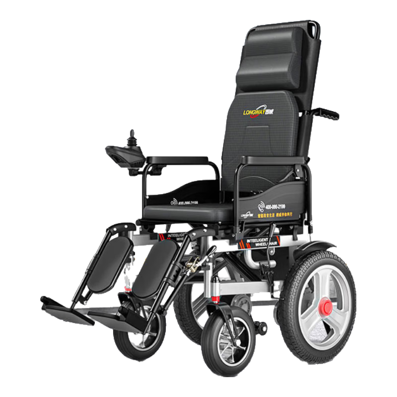 政府补贴:LONGWAY 朗威 德国折叠电动轮椅 高靠背 全躺精华版 12A锂电池 LWA08 1694.9元 包邮(多重优惠,6期免息)