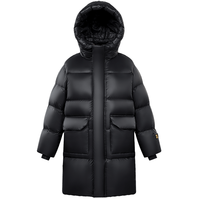 百亿补贴、PLUS会员:高梵 黑金儿童鹅绒服 中长款 黑色 110 872.01元包邮