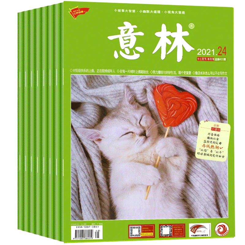 意林杂志全彩版 2022年1-12月 券后19.9元
