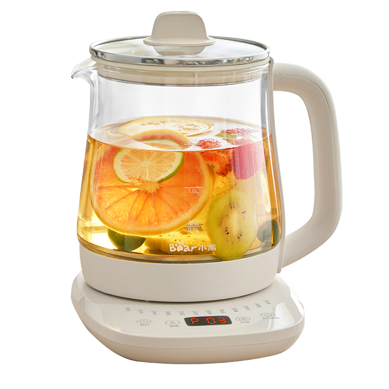 小熊 养生壶 煮茶壶 恒温水壶 1.5L 64.62元