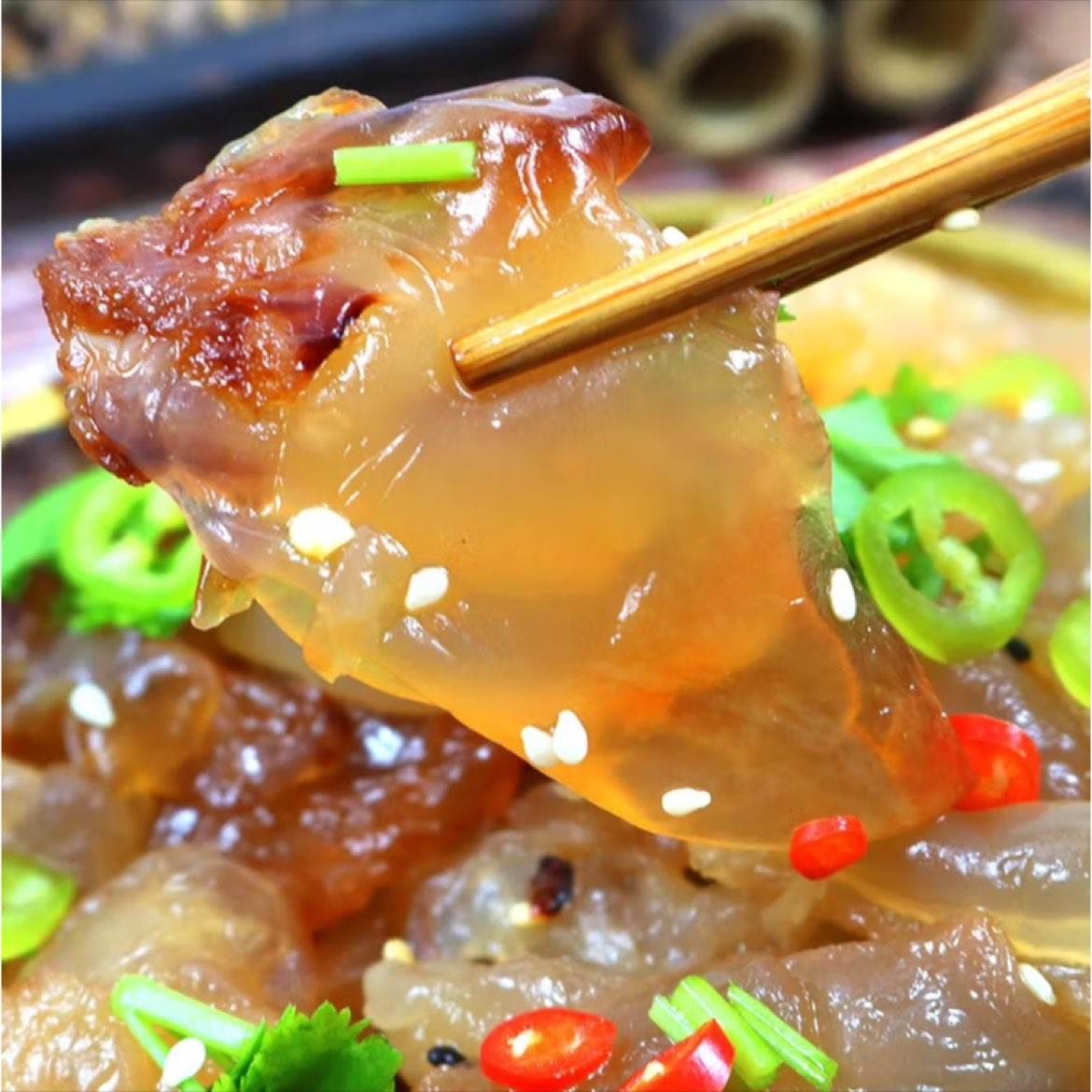 亿海湾 即食凉拌海蜇头 200g*6袋 21.9元（需领券）