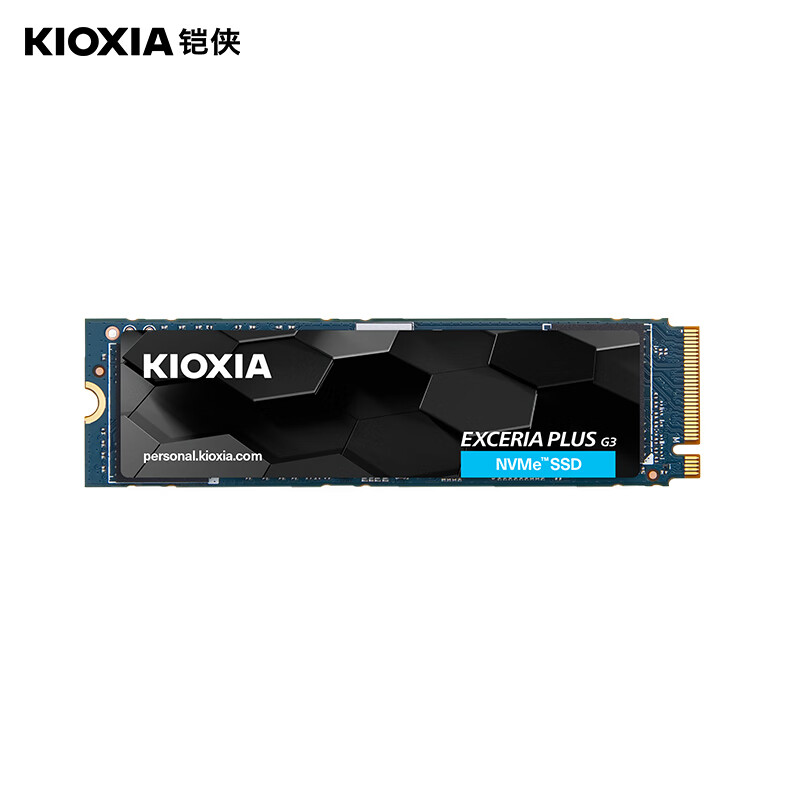 KIOXIA 铠侠 极至光速系列 EXCERIA PLUS G3 SD10 NVMe M.2 固态硬盘 1TB(PCI-E4.0) 438元