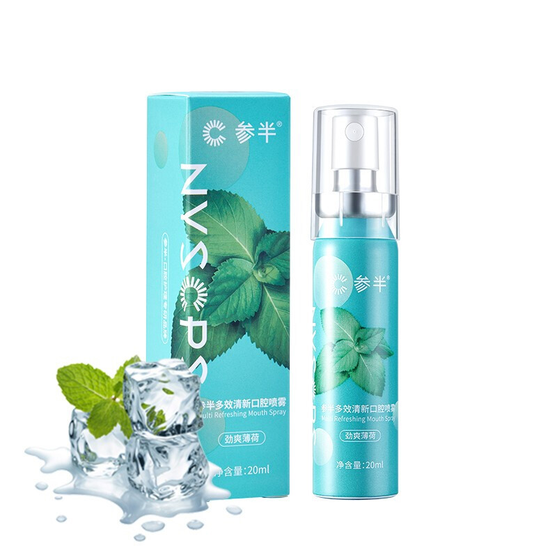 参半 口气清新剂喷雾 清冽劲爽 薄荷 20ml 23.92元包邮（71.76元/3件，拍下立减）