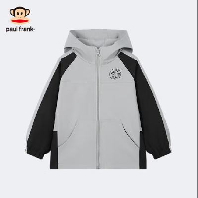 PLUS会员:Paul Frank 大嘴猴 儿童防风保暖外套 加厚保暖夹克衫 76.25元包邮(需领券)