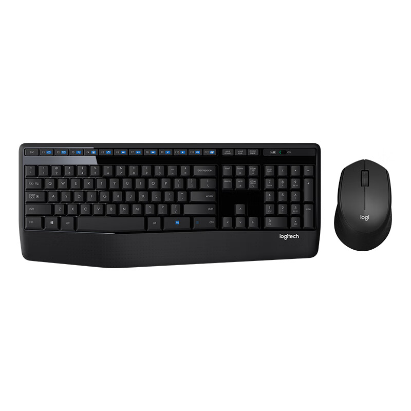 logitech 罗技 MK345 无线键鼠套装 黑色 139元