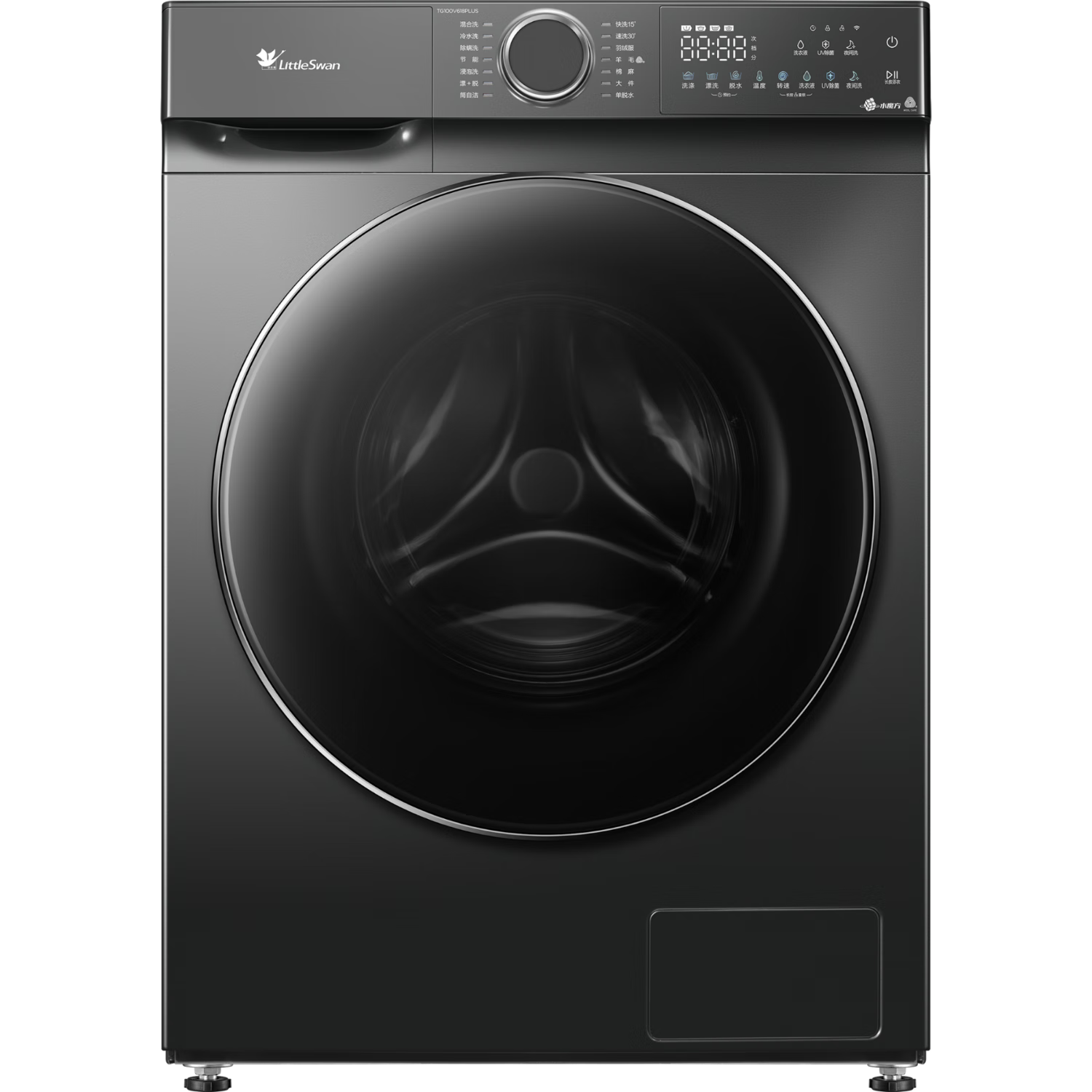 限政补、plus:小天鹅滚筒洗衣机全自动 水魔方【TG100V618PLUS】10公斤 超薄 智能投放 1990.88元(需领券)