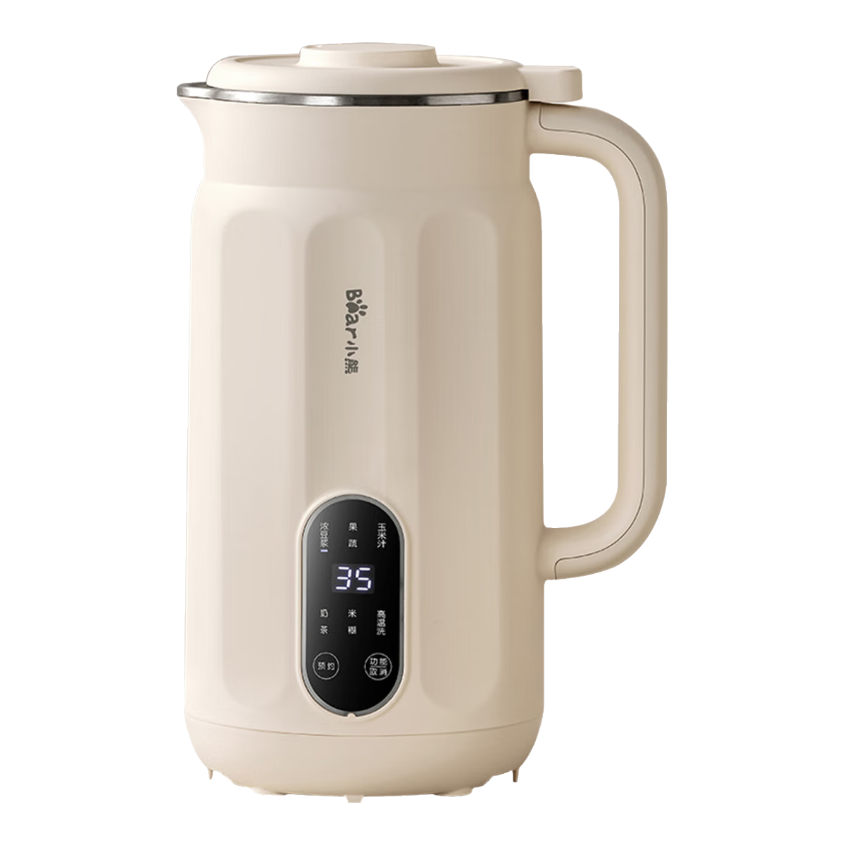 再降价、PLUS会员:Bear 小熊 DJJ-D05D6 豆浆机 0.6L 126.75元包邮(晒图返5元低至121.75元)