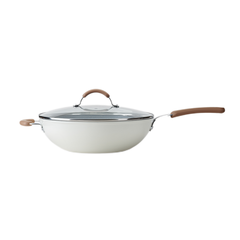 PLUS会员:京东京造 珍珠白不粘炒锅32cm送铲 47.26元(需凑单,需领券)