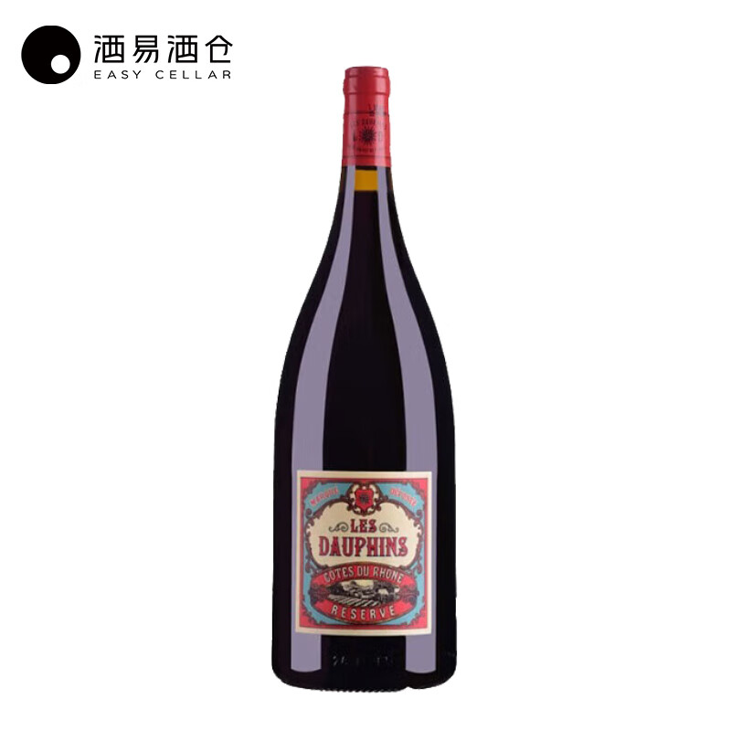 Les Dauphins 罗纳皇冠 1.5升 罗纳皇冠(Les Dauphins) 法国罗纳河谷AOP级珍藏 原瓶进口葡萄酒 晚安小酒 干红红酒 珍藏干红 72.3元(需买2件,需用券)