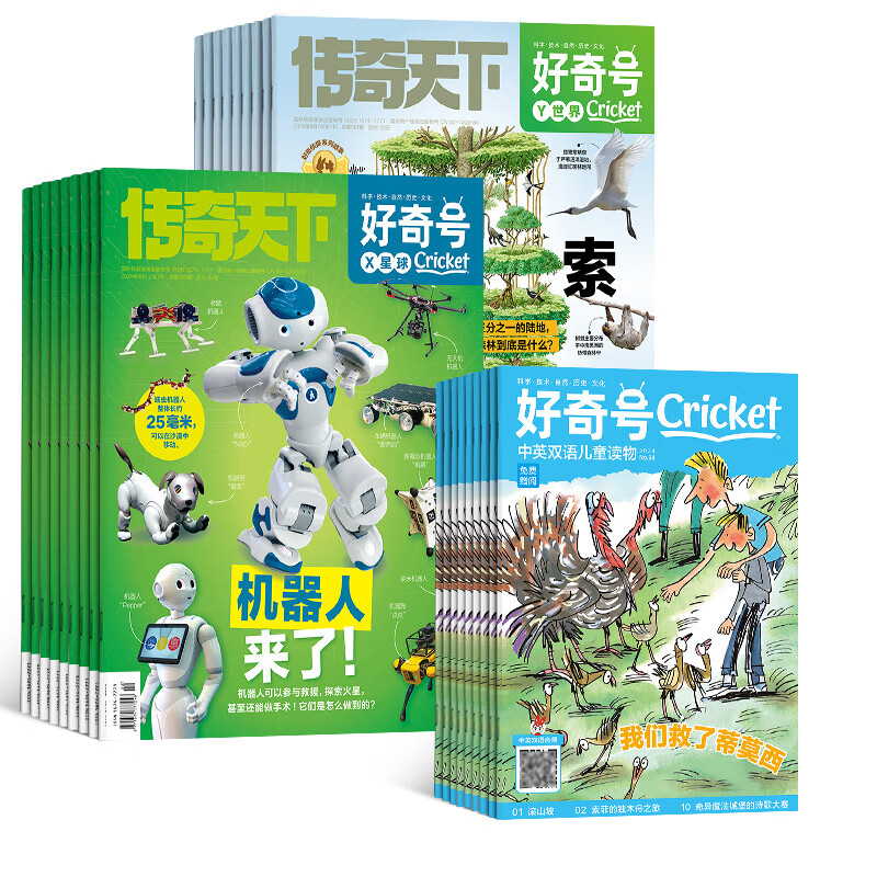 《好奇号杂志》（2025年1月-12月 1年共12期） 券后216.35元