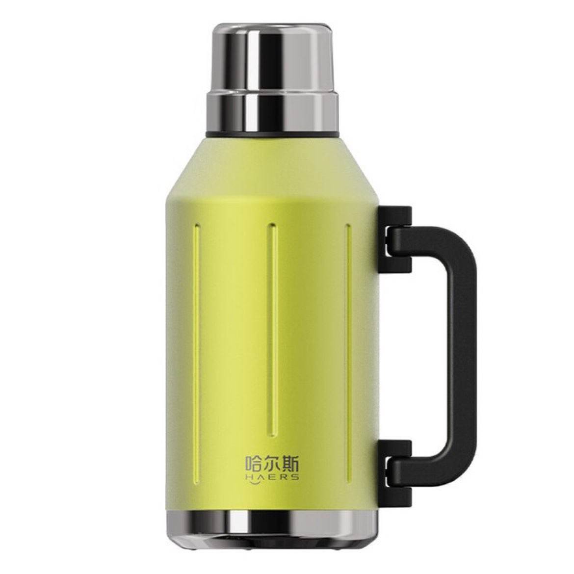 HAERS 哈尔斯 真空保温壶户 硫晶黄-304内胆 1200ml 54元包邮（凑单后34.36元）