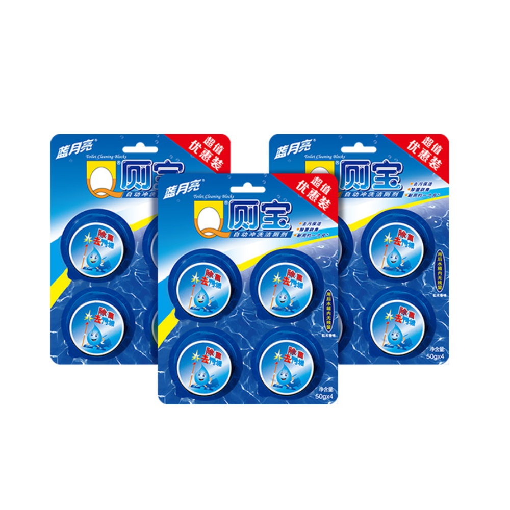 Bluemoon 蓝月亮 洁厕块 松木香味12块 券后35.9元