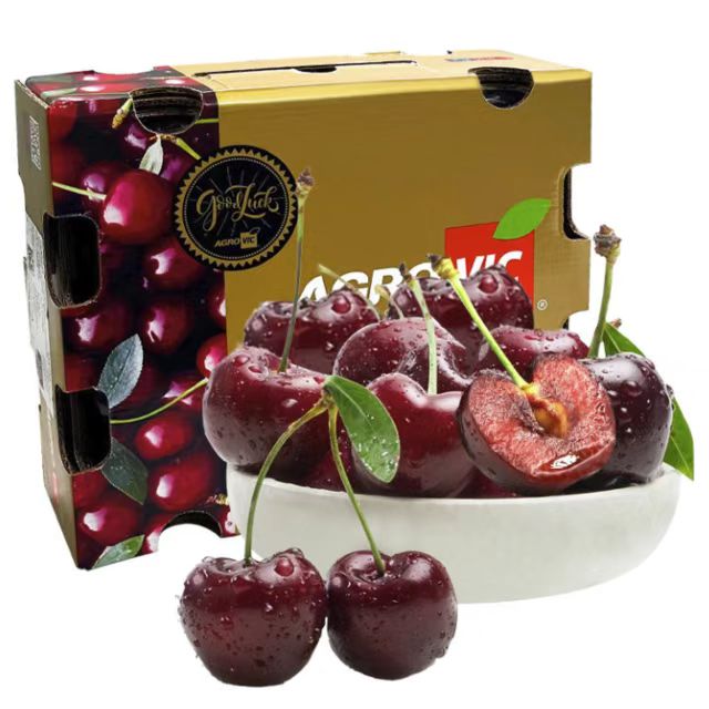 智利车厘子4J级 5斤礼盒装单果32-34mm-顺丰冷链 98元（需买2件，需用券）