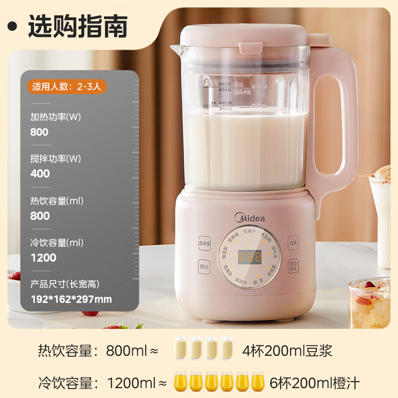 Midea 美的 DJ12B-B40D87 豆浆机 破壁机 145.64元（双重优惠）
