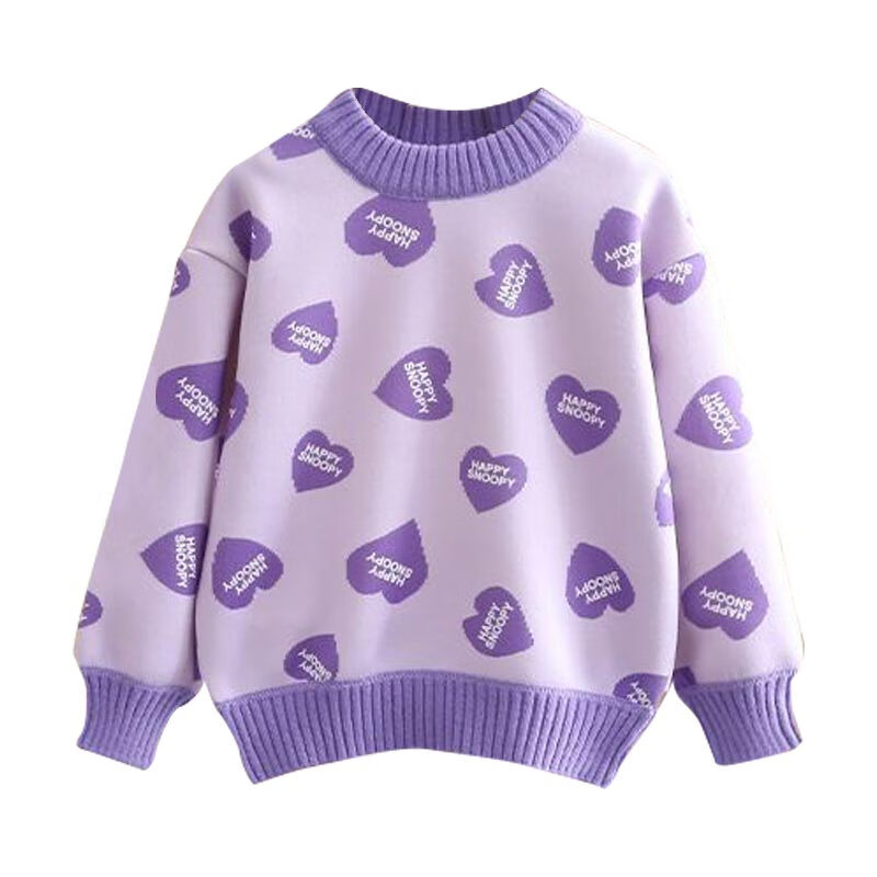 SNOOPY 儿童加绒毛衣 加厚保暖清仓 34.9元(需买2件,需用券)