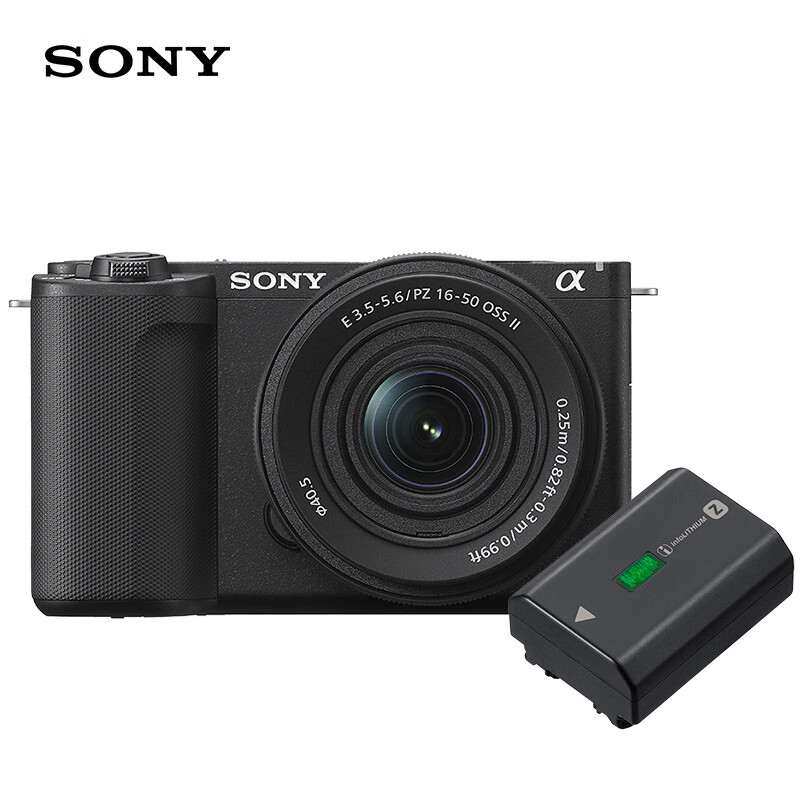 索尼 SONY ZV-E10 II APS-C画幅微单相机 创意外观滤镜 黑色16-50mm标准镜头套装+FZ100电池 券后5183元