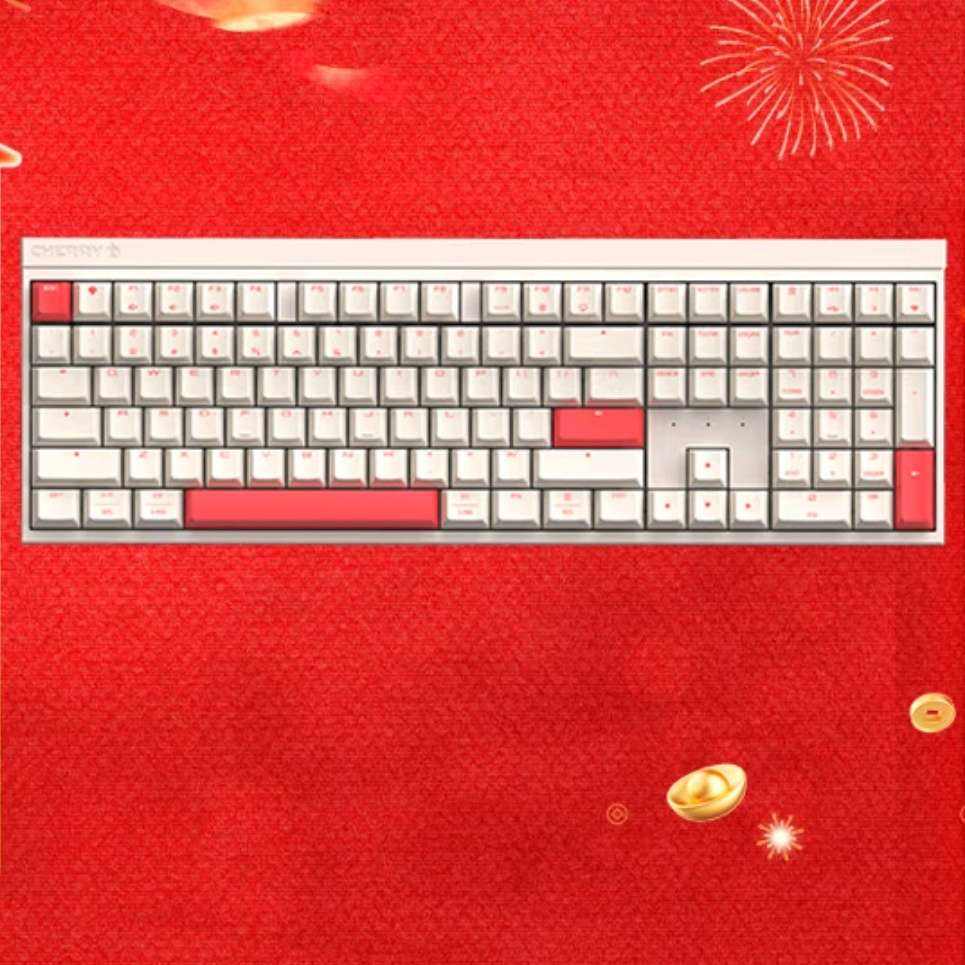 20点：CHERRY MX2.0 PRO机械键盘 无线蓝牙三模 电竞游戏键盘 三模 苍穹 茶轴 239元（需领券）