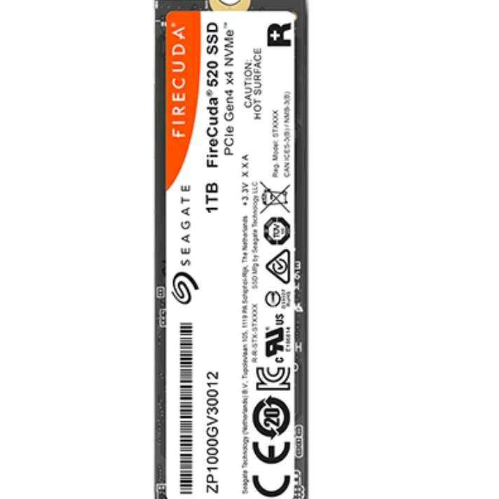 plus:希捷 1TB SSD固态硬盘 M.2接口 NVMe协议 PCIe4.0×4 电竞玩家专业之选游戏高速 希捷酷玩520 356.11元(需领券)