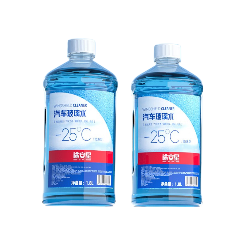 途虎 去污玻璃水【2大桶】 -25度 券后14.9元