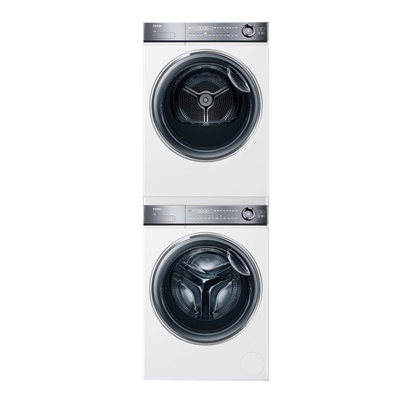 PLUS会员：Haier 海尔 云溪冠军版376白洗烘套装 10KG 376W+376W  6368..9元包邮（需领券）