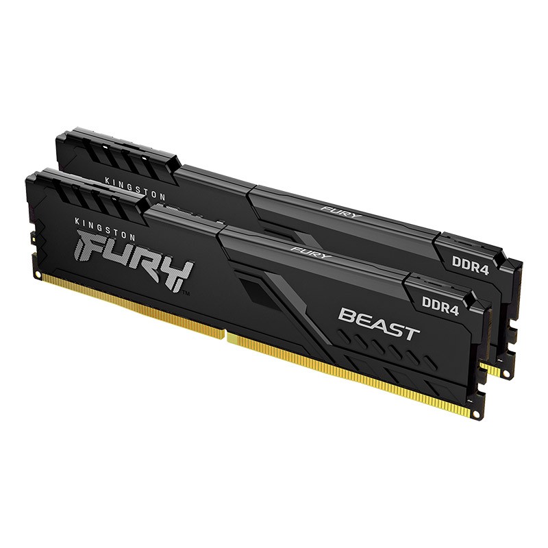 金士顿 FURY 16GB(8G×2)套装 DDR4 3200 C16 台式机内存条 Beast野兽系列 骇客神条 219元