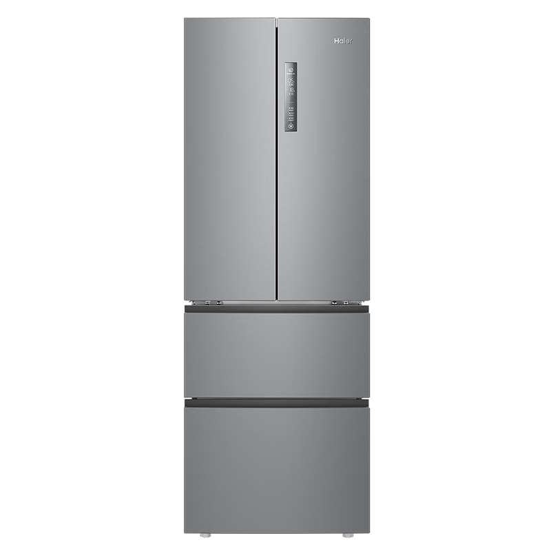 再降价、PLUS会员:Haier 海尔 节能大师系列 BCD-335WLHFD9DS9 风冷多门冰箱 335L 星辉银 1749.29元包邮