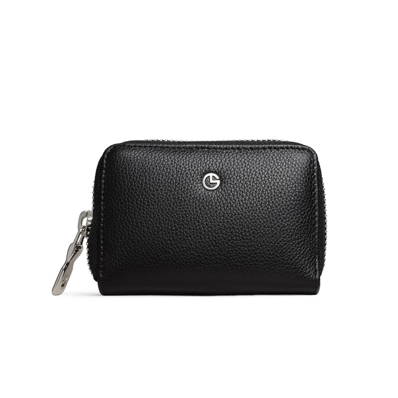 金利来 男士卡片包礼盒头层牛皮名片夹拉链卡套包多卡位皮套商务皮夹FA783078-111 实用送爸爸 149元