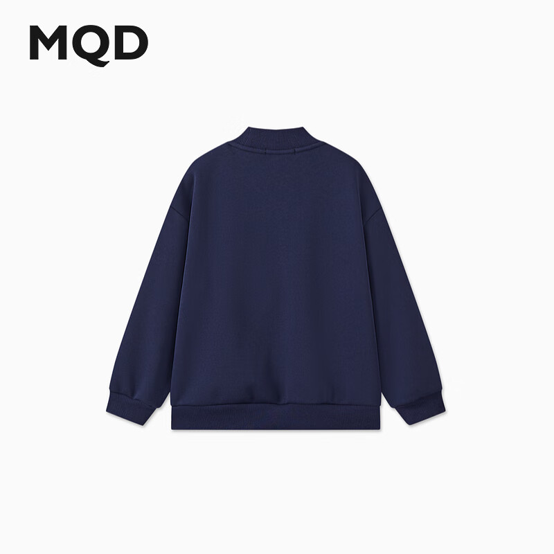 马骑顿 冬季男大童潮酷休闲卡通套头卫衣 藏青 160cm 券后59.49元