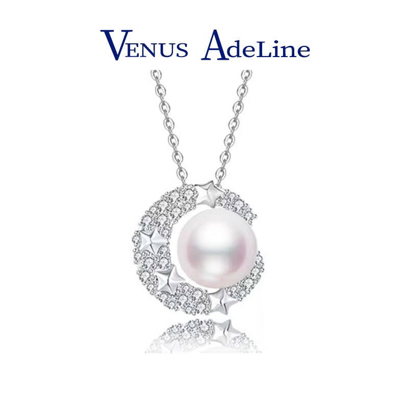 VENUS ADELINE 时尚珍珠品牌VA 星月珍珠项链 券后109元