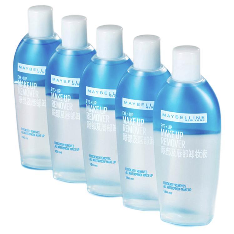 美宝莲 眼唇卸套组990ml(150ml*5+40ml*6)卸妆油温和清洁情人节礼物 202.33元