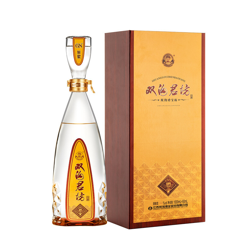 双沟 珍宝坊 君坊 41.8%vol 浓香型白酒 1050ml 单瓶装 券后150.39元