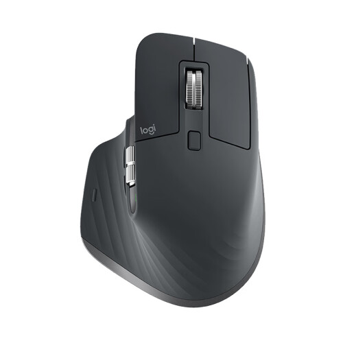 限移动端、京东百亿补贴:罗技 logitech MX Master 3S 2.4G蓝牙 双模无线鼠标 8000DPI 石墨黑 493.9元