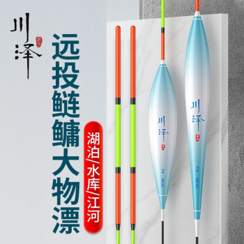 川泽钓具 川泽远投大物鲢鳙鱼漂加粗尾醒目抗流水长行程草鳊翘鱼漂浮漂NB01-2号