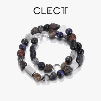 CLECT 珂里双层晶石手链男友ins百搭设计手串潮流时尚生日礼物送男友