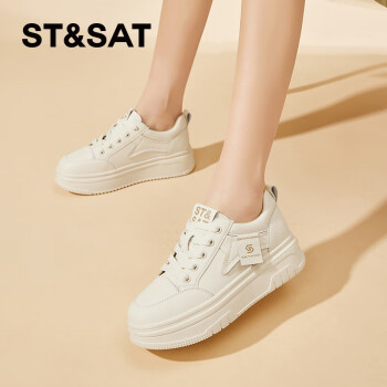 星期六;ST&SAT ST&SAT 星期六 女士厚底软底板鞋 100093402750