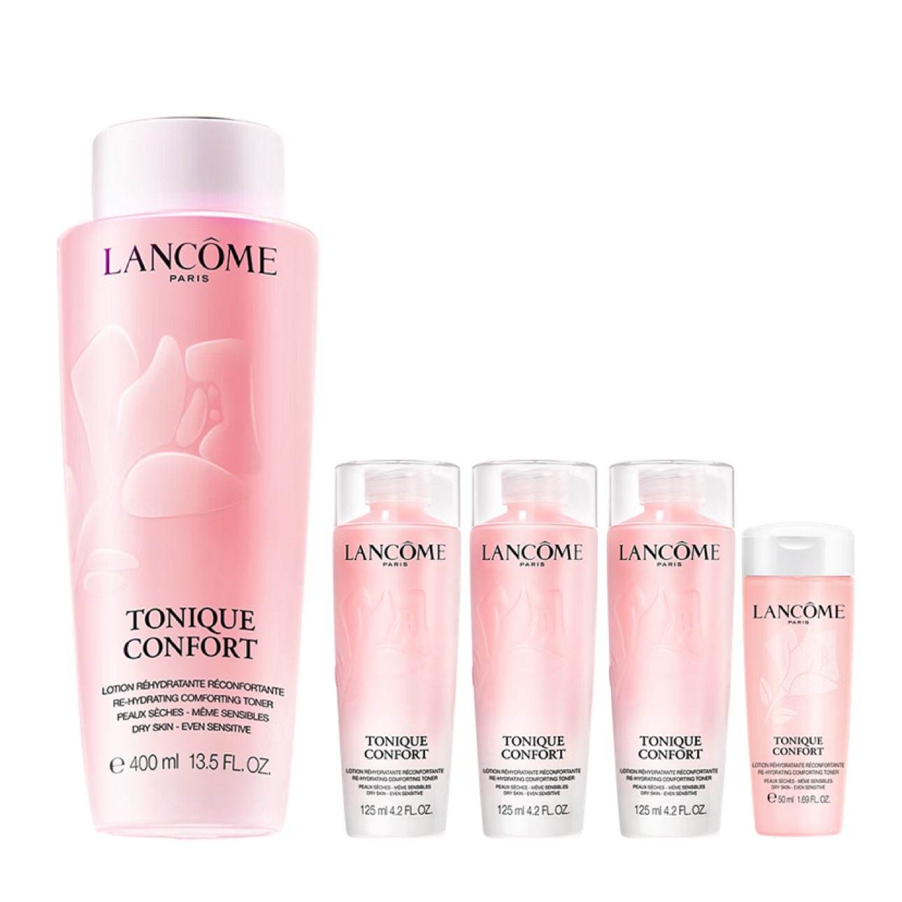 微信端:LANCOME 兰蔻 大粉水 全新清滢保湿柔肤水 400ml(赠同款125ml*4+50ml)+凑单 357.5元(需凑单)